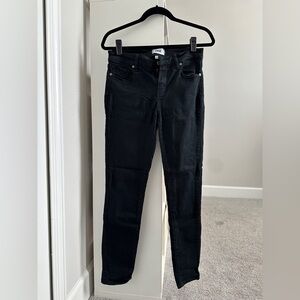 PAIGE Women's Classic Black Skinny Jeans